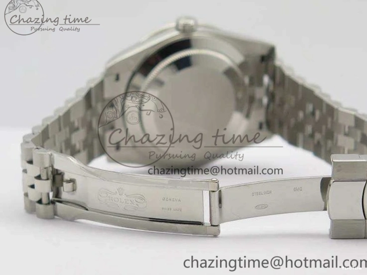 MiroTime 0701 DateJust Smooth Bezel SS Noob 1:1 Best Edition Gray Sticks Dial On Jubilee Bracelet A Packable 3505